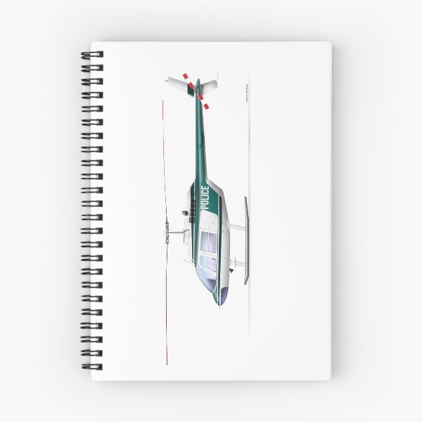 Item preview, BELL 206B JETRANGER VH-BHS VICTORIA POLICE 1986 designed and sold by Grubby Fingers Aircraft Illustration.