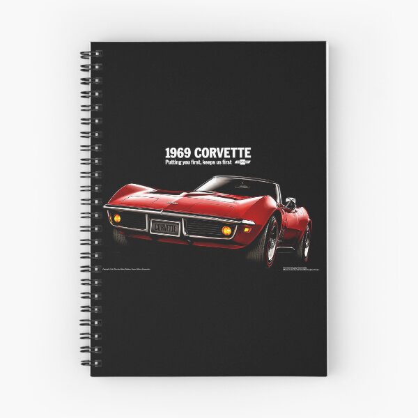 Item preview, 1969 Chevrolet Corvette Stingray – Red C3 Corvette Retro Ad Art designed and sold by Stinky Lincy's Apparel Company.