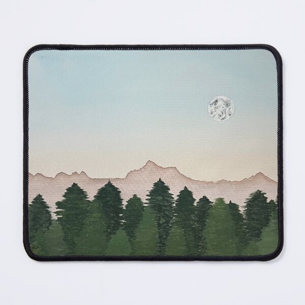 Item preview, Moon Over Mountains designed and sold by byhandandheart.