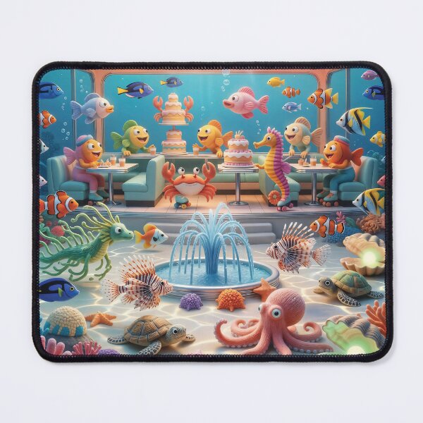 Item preview, 50ies Retro Coffee Shop in the Coral Reefs designed and sold by LisaMise.