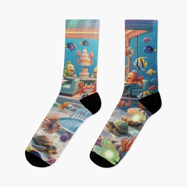 Item preview, 50ies Retro Coffee Shop in the Coral Reefs designed and sold by LisaMise.