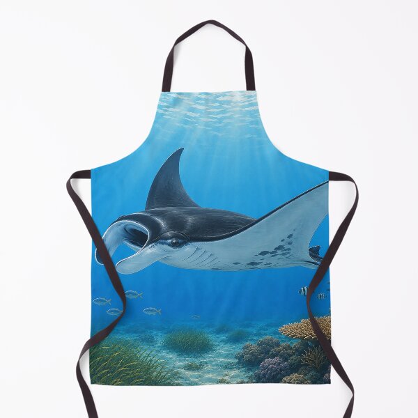 Item preview, Graceful Manta Over Coral Reef designed and sold by Pixel Junkies Studio.