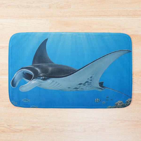 Item preview, Graceful Manta Over Coral Reef designed and sold by Pixel Junkies Studio.