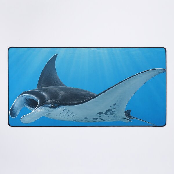 Item preview, Graceful Manta Over Coral Reef designed and sold by Pixel Junkies Studio.