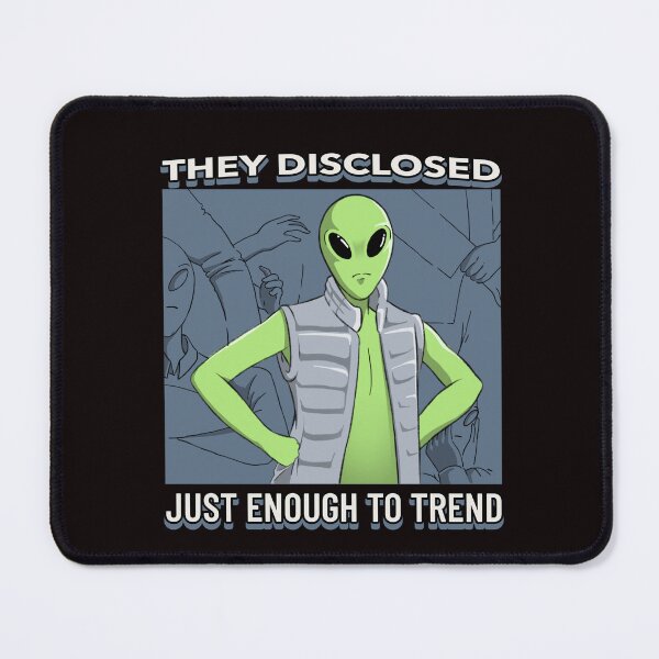 Item preview, THEY DISCLOSED JUST ENOUGH TO TREND | DISCLOSURE HUMOR SERIES — SILVER PUFFER EDITION designed and sold by WitLounge.