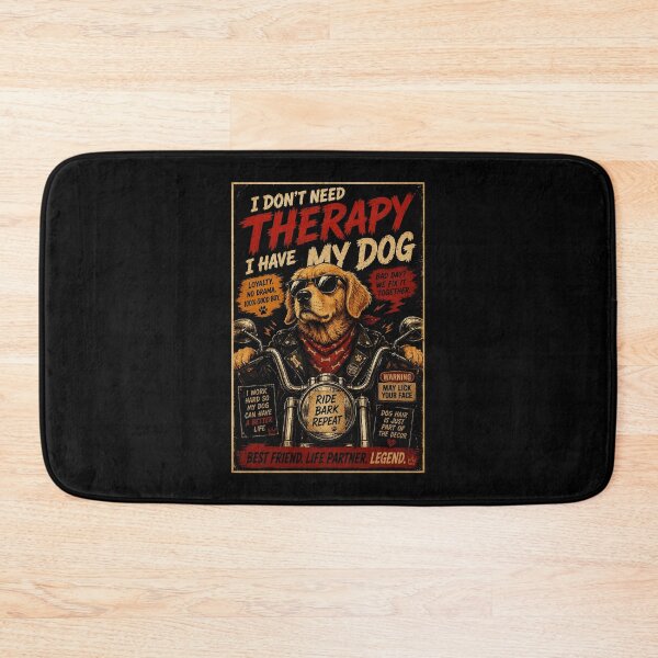 Item preview, Funny Dog Lover Biker with Cool Motorcycle Golden Retriever designed and sold by Modaozushi216.