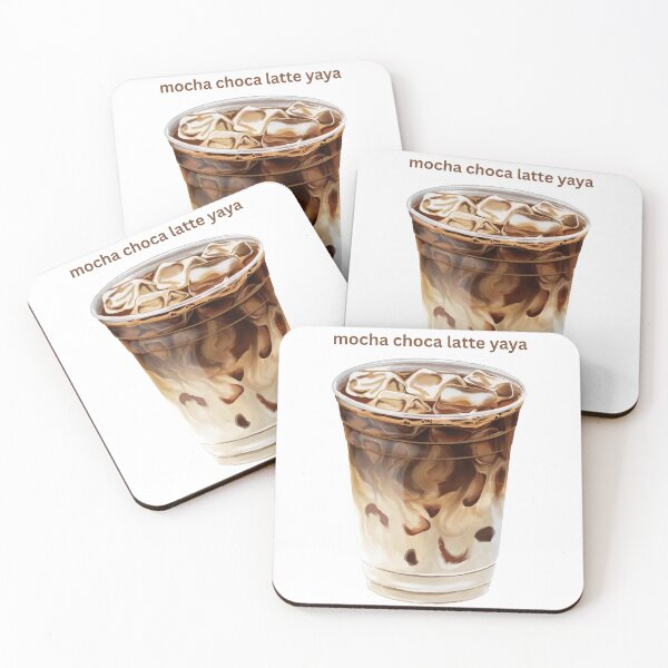 Item preview, mocha choca latte yaya - coffee lovers designed and sold by Nene Bird Designs.