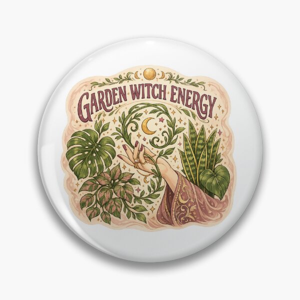 Item preview, Garden Witch Energy Botanical Plant Lover designed and sold by Cool-M-Apparel.