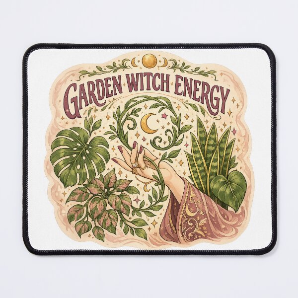 Item preview, Garden Witch Energy Botanical Plant Lover designed and sold by Cool-M-Apparel.
