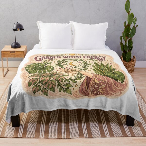 Item preview, Garden Witch Energy Botanical Plant Lover designed and sold by Cool-M-Apparel.