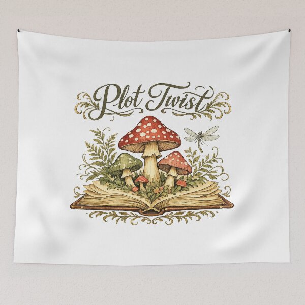 Item preview, Plot Twist Cozy Botanical Romance Reader designed and sold by Cool-M-Apparel.