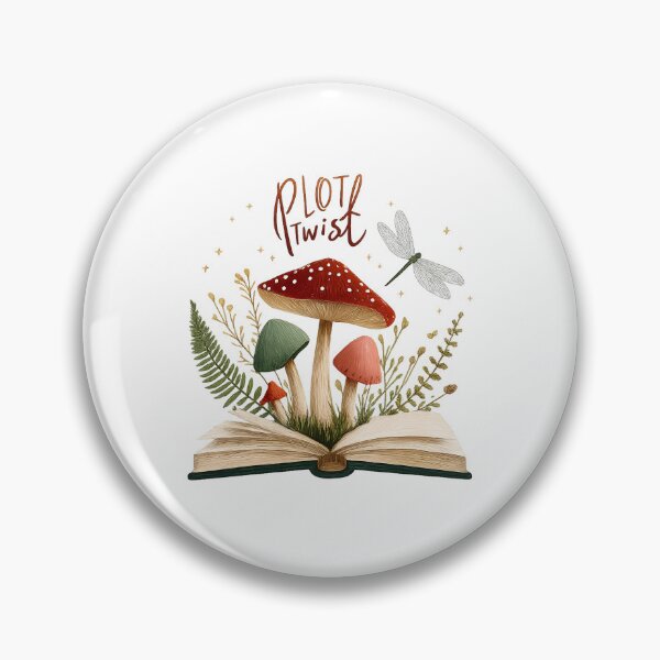 Item preview, Plot Twist Cozy Introvert Mushroom Reader Gift designed and sold by Cool-M-Apparel.