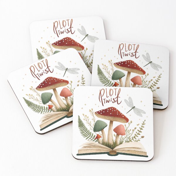 Item preview, Plot Twist Cozy Introvert Mushroom Reader Gift designed and sold by Cool-M-Apparel.