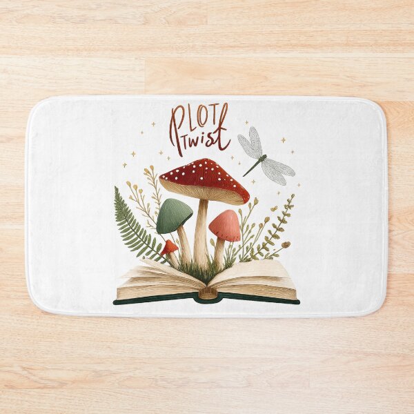 Item preview, Plot Twist Cozy Introvert Mushroom Reader Gift designed and sold by Cool-M-Apparel.
