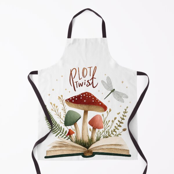 Item preview, Plot Twist Cozy Introvert Mushroom Reader Gift designed and sold by Cool-M-Apparel.