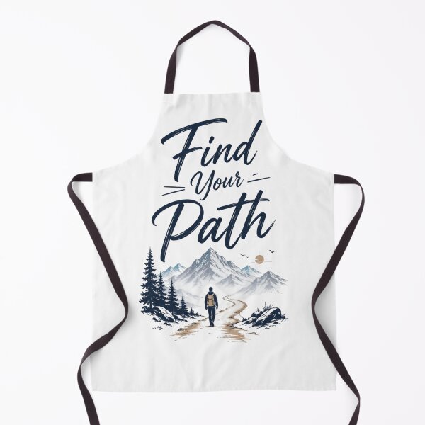 Item preview, Find Your Path Travel Adventure Typography Design | Mountain Wanderlust Explorer Quote designed and sold by Sanika arts .