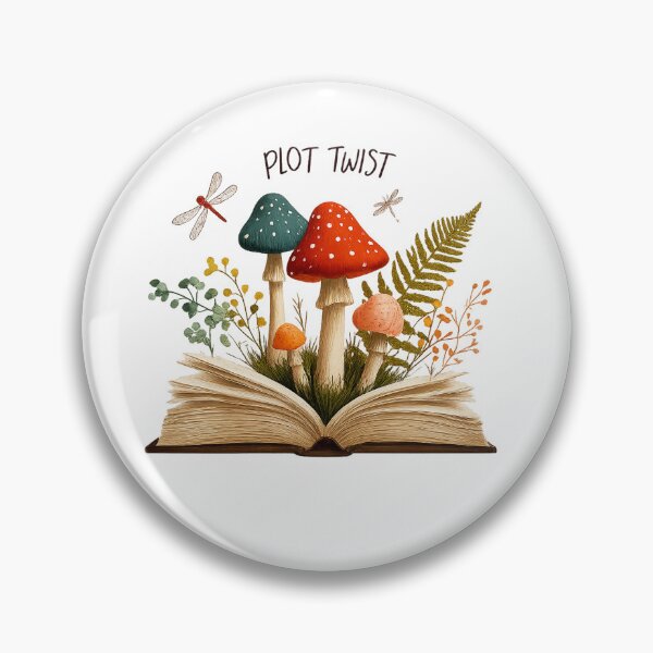 Item preview, Plot Twist Vintage Botanical Cottagecore Reading Club designed and sold by Cool-M-Apparel.