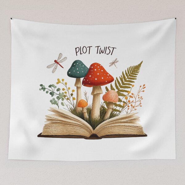 Item preview, Plot Twist Vintage Botanical Cottagecore Reading Club designed and sold by Cool-M-Apparel.