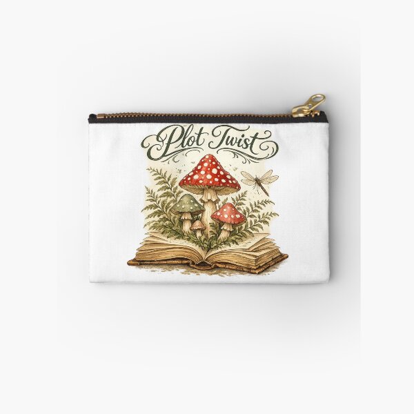Item preview, Plot Twist Cottagecore Mushroom Book Lover designed and sold by Cool-M-Apparel.
