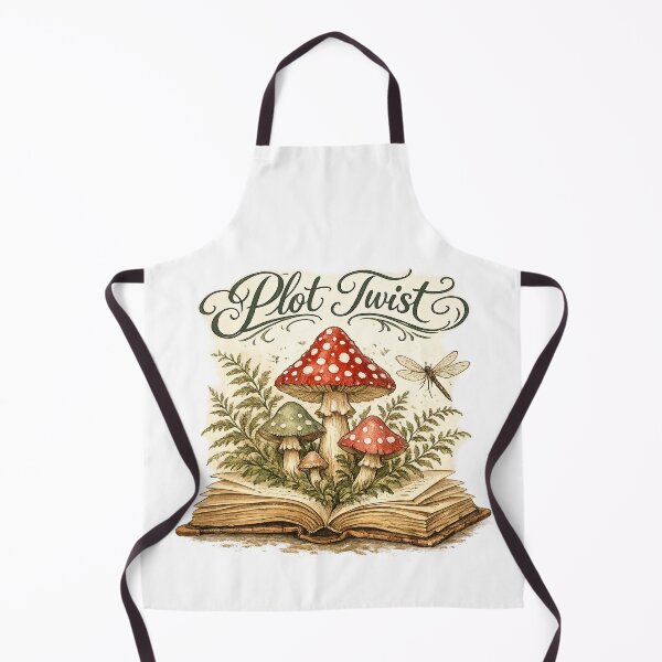 Item preview, Plot Twist Cottagecore Mushroom Book Lover designed and sold by Cool-M-Apparel.