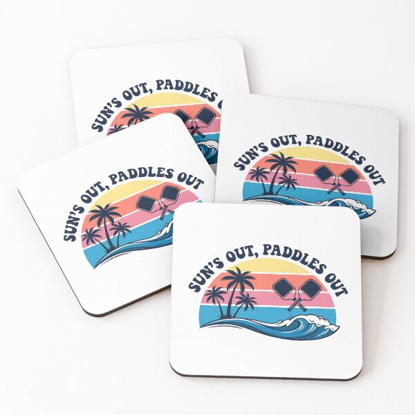 Item preview, Dink Beach Club Retro Summer Tee — Sun's Out Paddles Out designed and sold by Cool-M-Apparel.