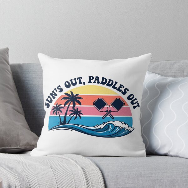 Item preview, Dink Beach Club Retro Summer Tee — Sun's Out Paddles Out designed and sold by Cool-M-Apparel.