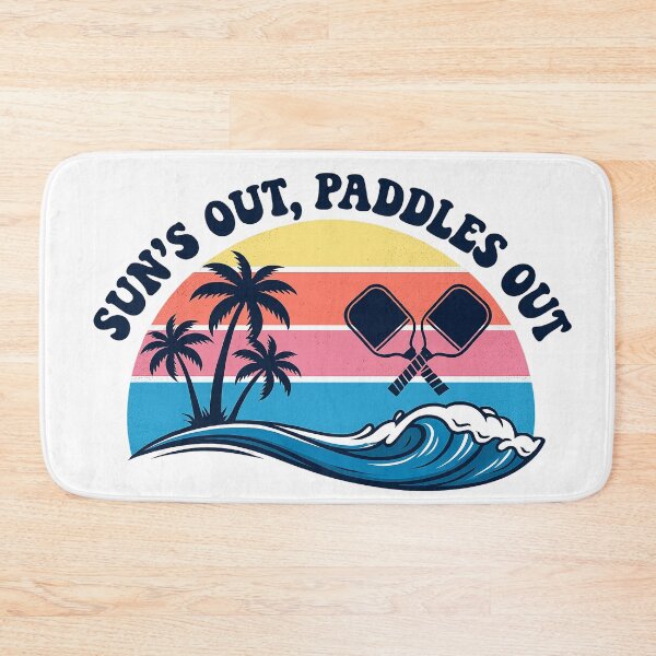 Item preview, Dink Beach Club Retro Summer Tee — Sun's Out Paddles Out designed and sold by Cool-M-Apparel.