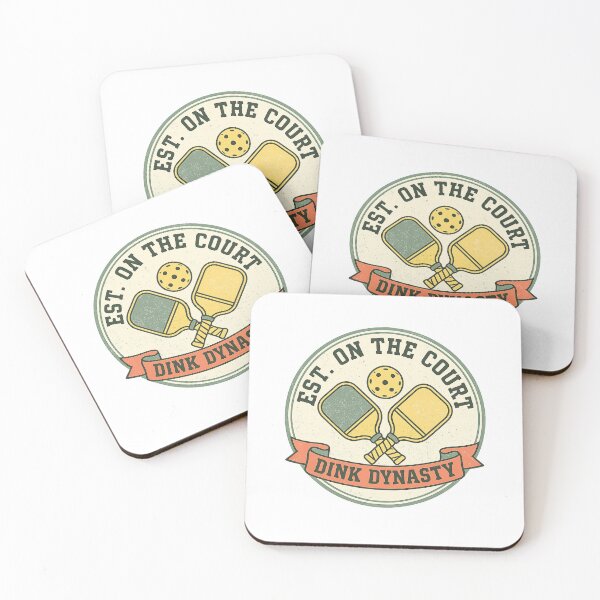 Item preview, Paddle Society Established Crest — Clean Vintage Pickleball Badge designed and sold by Cool-M-Apparel.