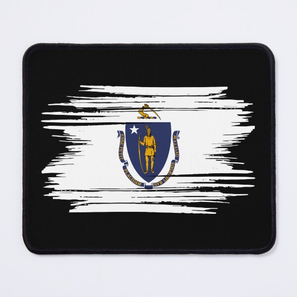 Item preview, Distressed Massachusetts State Flag MA designed and sold by shitpostee.