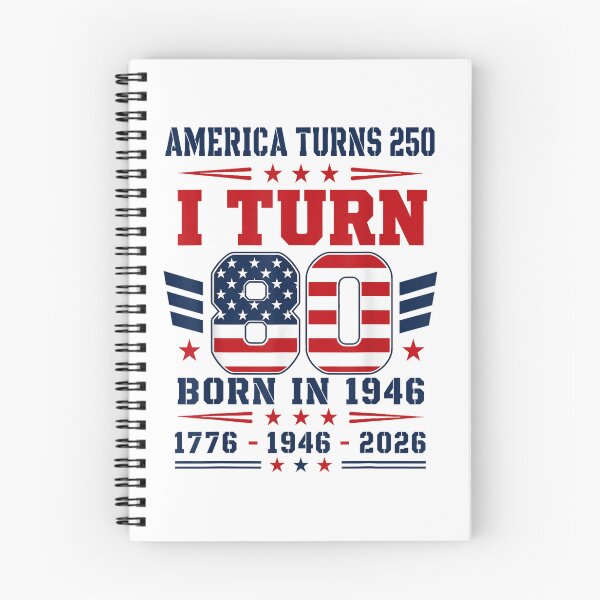 Item preview, america turns 250 i turn 80 1946 80th birthday patriotic dad designed and sold by CAnastazyshop.