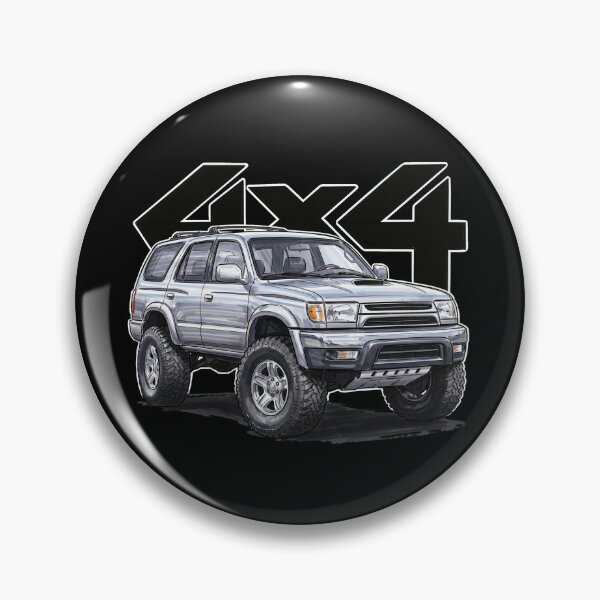 Item preview, 4Runner 3rd Gen Silver 4X4 Off-Road Graphic designed and sold by Off-Road-Zone.