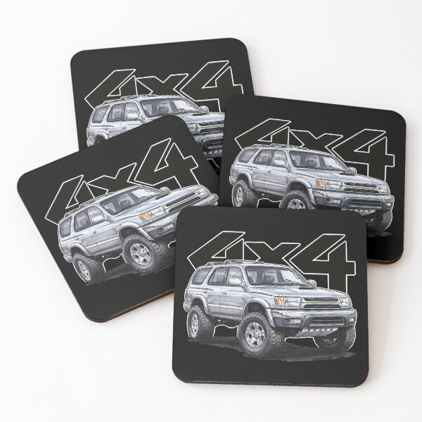 Item preview, 4Runner 3rd Gen Silver 4X4 Off-Road Graphic designed and sold by Off-Road-Zone.
