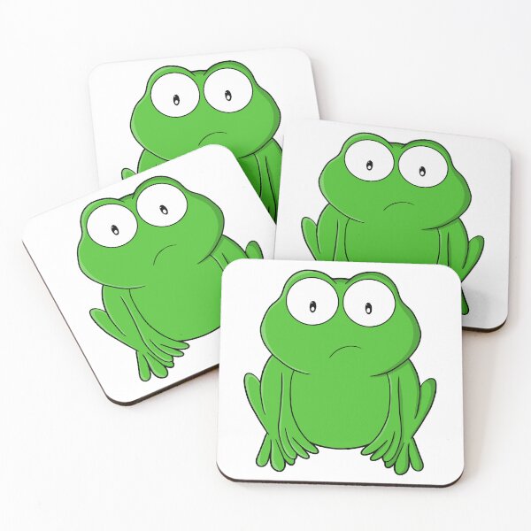 Item preview, Emerald Frog Wide-Eyed Worry designed and sold by shopdiego.