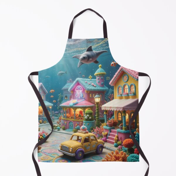 Item preview, 50ies Retro Shopping Street in the Coral Reefs designed and sold by LisaMise.