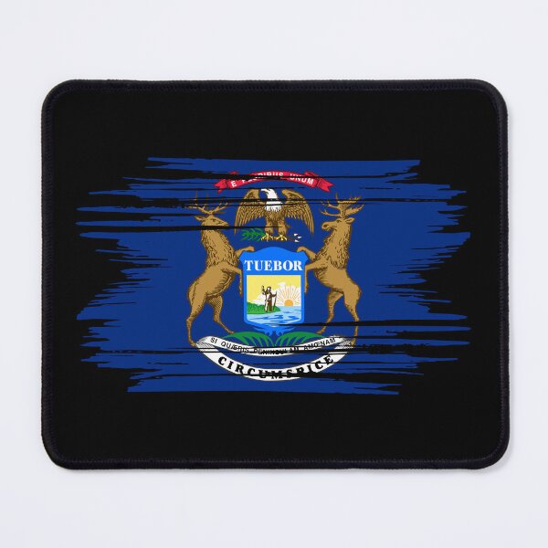 Item preview, Distressed Michigan State Flag MI designed and sold by shitpostee.
