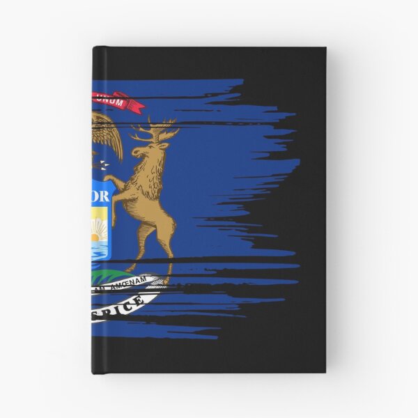 Item preview, Distressed Michigan State Flag MI designed and sold by shitpostee.