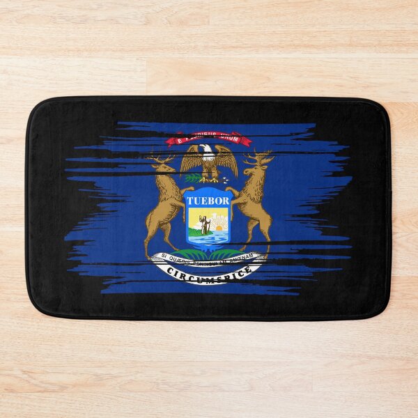Item preview, Distressed Michigan State Flag MI designed and sold by shitpostee.
