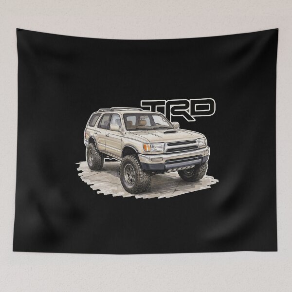 Item preview, 4Runner 3rd Gen Gold 4X4 Off-Road Graphic designed and sold by Off-Road-Zone.