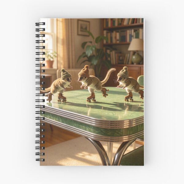 Item preview, Madame Berthe's Mouse Lemurs Roller Skate on Table designed and sold by Tridentulus.