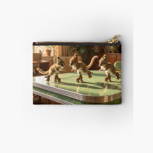 Item preview, Madame Berthe's Mouse Lemurs Roller Skate on Table designed and sold by Tridentulus.