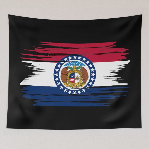 Item preview, Distressed Missouri State Flag MO designed and sold by shitpostee.