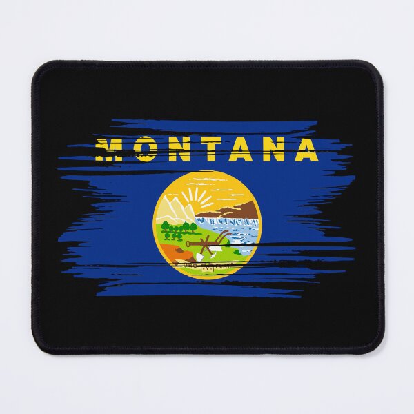 Item preview, Distressed Montana State Flag MT designed and sold by shitpostee.