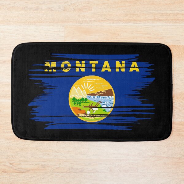 Item preview, Distressed Montana State Flag MT designed and sold by shitpostee.