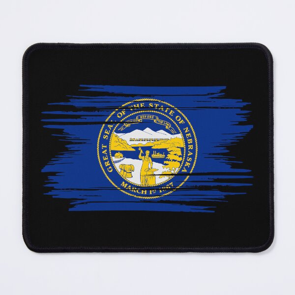 Item preview, Distressed Nebraska State Flag NE designed and sold by shitpostee.