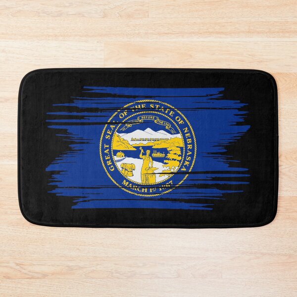 Item preview, Distressed Nebraska State Flag NE designed and sold by shitpostee.