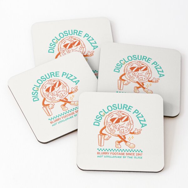 Item preview, DISCLOSURE PIZZA | BLURRY FOOTAGE SINCE 1947  | DISCLOSURE FILES HUMOR SERIES – HOT DISCLOSURE SLICE EDITION designed and sold by WitLounge.