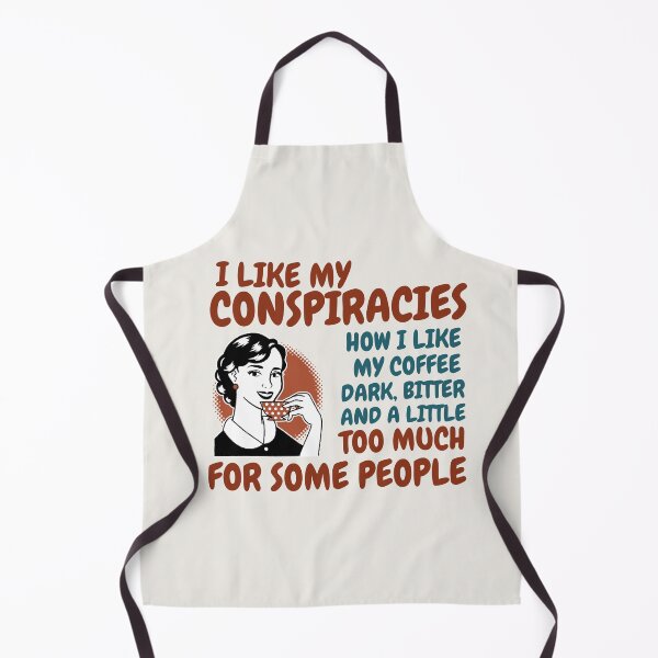 Item preview, I LIKE MY CONSPIRACIES HOW I LIKE MY COFFEE | RETRO SARCASM SERIES — COFFEE BREAK EDITION designed and sold by WitLounge.