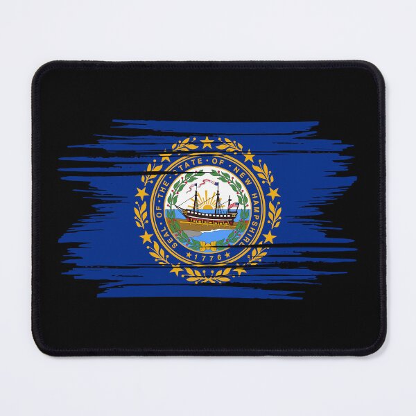Item preview, Distressed New Hampshire State Flag NH designed and sold by shitpostee.
