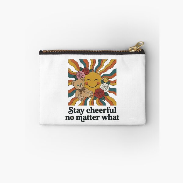 Item preview, Stay Cheerful No Matter What – Retro Sunshine Teddy Bear Design designed and sold by morning sun.
