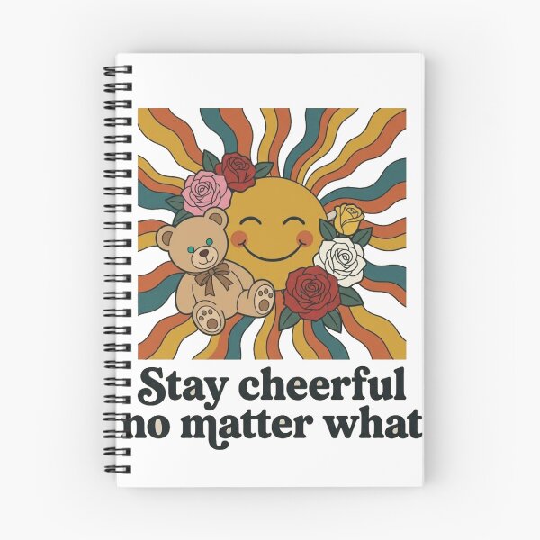 Item preview, Stay Cheerful No Matter What – Retro Sunshine Teddy Bear Design designed and sold by morning sun.